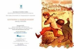 Ismael Pinteño inaugura la exposición Ilustrando a Charles Dickens"