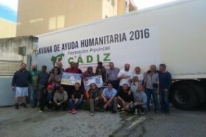 La comarca carga 18.000 kgrs de alimentos para los capamentos saharauis