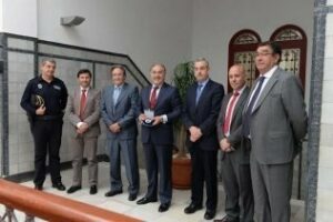 El alcalde recibe al coordinador general de la operación Paso del Estrecho