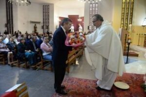 El mal tiempo impide al Simpecado despedirse de la Patrona