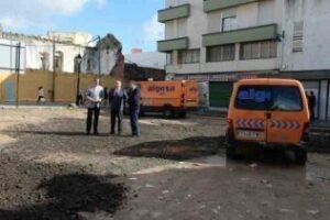 Concluyen los trabajos de adecentamiento de la parcela de los antiguos Almacenes Mérida