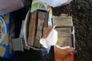 Intervienen 174.835 euros ocultos en cajas de galletas y botes de detergentes