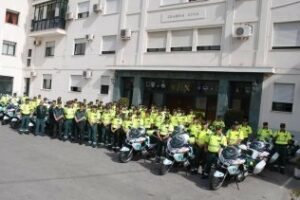 La Escuela de Tráfico de la Guardia Civil realiza su práctica final en el Campo de Gibraltar.