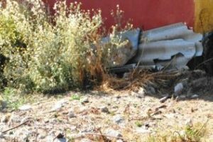 CCOO denuncia un vertido de amianto en la calle Pastora de Algeciras