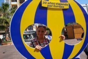 Mancomunidad entrega su premio concurso Photocall-Europe a Teresa García Santos