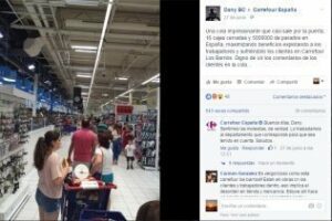 La cola de Carrefour Los Barrios se hace viral