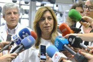 Susana Díaz traslada a Pedro Sánchez la urgencia de ejecutar la obra de la Algeciras-Bobadilla