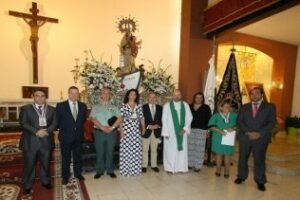 Presencia municipal en el pregón en honor de Nuestra Señora del Carmen