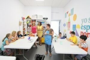 Pintor y Ruiz visitan los talleres de verano del Museo Municipal