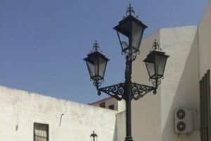 Mejoras en el alumbrado público de la plaza Virgen del Rocio