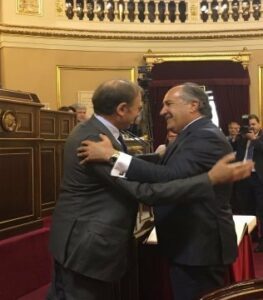 Landaluce jura como senador para seguir defendiendo los intereses del Campo de Gibraltar"