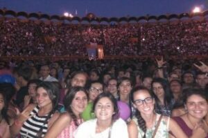 Malú recibió el cariño de Algeciras