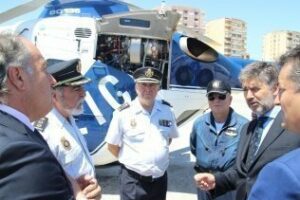 Landaluce agradece la labor de los Cuerpos y Fuerzas de Seguridad del Estado y la Policía Local en Algeciras