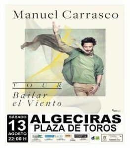 Manuel Carrasco actuará en Algeciras el 13 de agosto