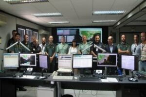 La agencia FRONTEX visita el Centro Local de Coordinación de la Operación Indalo