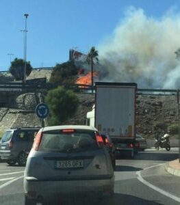 El Psoe acusa de falta de prevención contra incendios al gobierno del PP