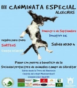 El 4 de septiembre se celebra el paseo con perros Canminata Especial"
