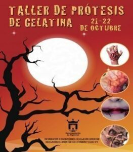Taller gratuito de Prótesis de Gelatina el 21 y 22 de octubre