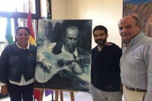 Mancomunidad incorpora un cuadro de Paco de Lucía a su patrimonio artístico