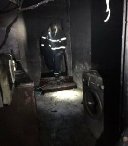 Incendio de una casa unifamiliar en El Cobre