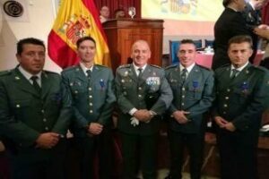 Agentes del Servicio Marítimo distinguidos con la Orden del Mérito de la Protección Civi
