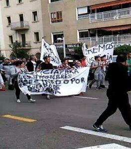 Concentración no autorizada en protesta por la muerte de cuatro personas en el accidente de la planeadora