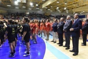 Alcalde visita al Club de Balonmano Ciudad de Algeciras