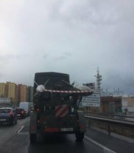 Misiles en tránsito por Algeciras