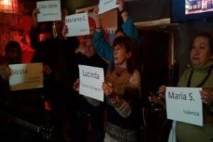 El área de la mujer de IU, conmemora el día contra la violencia de género en Algeciras