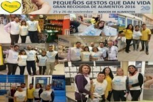 Voluntarios de CORREOS en Andalucía participaron en recaudación de alimentos