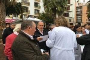 Apoyo masivo a usuarios y profesionales del área sanitaria del Campo de Gibraltar