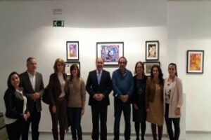 Clausura de exposición pictórica a cargo del alcalde