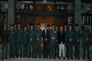 Javier de Torre visita la Comandancia de la Guardia Civil de Algeciras para despedirse