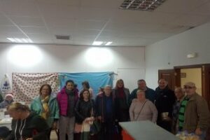 Landaluce visita el VIII Mercadillo Solidario Navideño en Cortijo de Vides