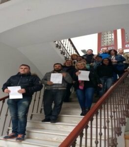"Cansados de esperar", ex trabajadores de ALGESA reivindicaron su derecho al trabajo