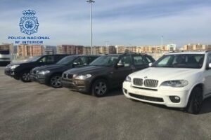Recuperados siete vehículos sustraídos para el transporte de droga en el Campo de Gibraltar