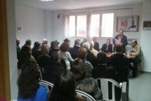 Reunión para valorar el desarrollo de las obras del colector Cuesta del Rayo