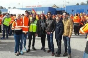 Podemos respalda a los trabajadores de la estiba
