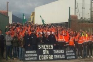 Apoyo de Podemos a la huelga indefinida iniciada por los trabajadores de Reparaciones Algeciras