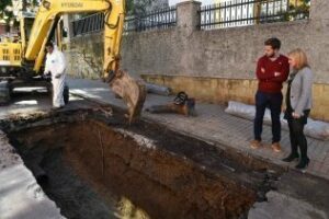 El temporal provoca varias averías de agua en el Rinconcillo