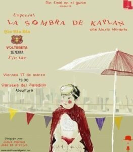 Especial cine "La sombra de Kaplan" con Alexis Morante en Alcultura