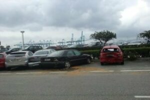 Accidente múltiple en el Paseo Marítimo de Algeciras