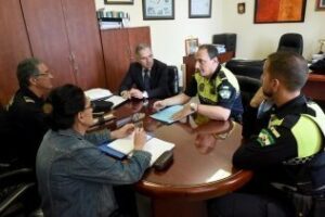 Encuentro de cara a la exposición sobre la historia de la Policía Local