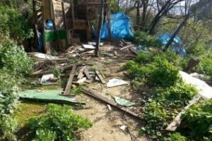 Inician los trabajos de limpieza en la ribera del Río Palmones