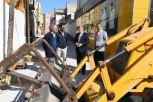 Supervisión a las obras de la calle Comandante Gómez Ortega