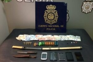 La Policía Nacional desarticula dos puntos de venta de estupefacientes