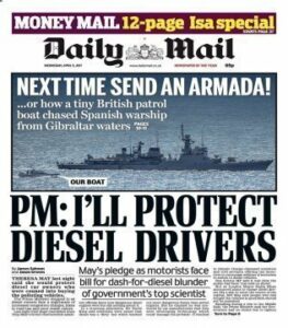 Incómoda: Los medios ingleses "La próxima vez manden una armada"