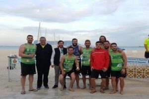Entrega de premios de la III Copa Cadoil de Balonmano playa