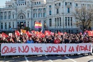 IU apoya la manifestación convocada por los sindicatos contra los abusos de la inspección médica