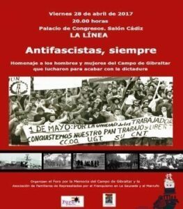 Con un homenaje, se conmemorará a las personas de la comarca que lucharon contra la dictadura